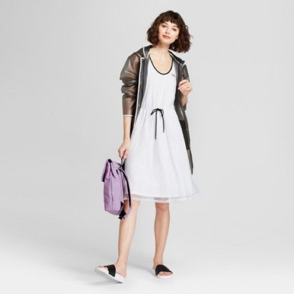 NWTs HUNTER x TARGET • White Mesh A-Line Dress - Picture 8 of 8
